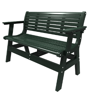 Picture of Newport 48" Bench with Back and Arm Kit