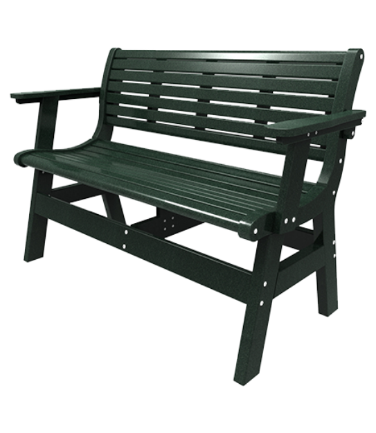 Picture of Newport 48" Bench with Back and Arm Kit