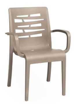 Show details for Grosfillex Essenza Stacking Armchair Picture of Grosfillex Essenza Stacking Armchair