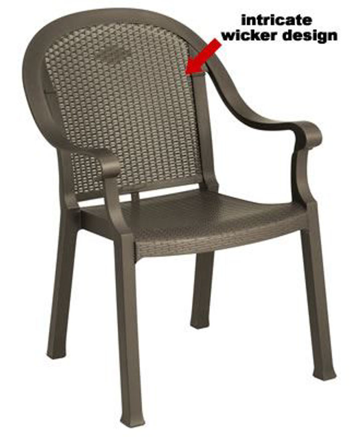 Picture of Grosfillex Sumatra Classic Stacking Armchair