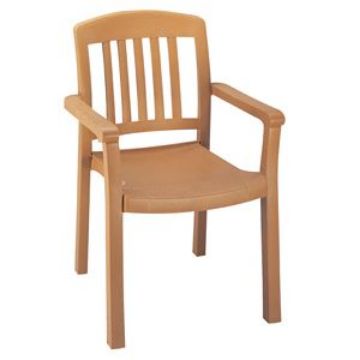Show details for Grosfillex Atlantic Classic Stacking Armchair Picture of Grosfillex Atlantic Classic Stacking Armchair