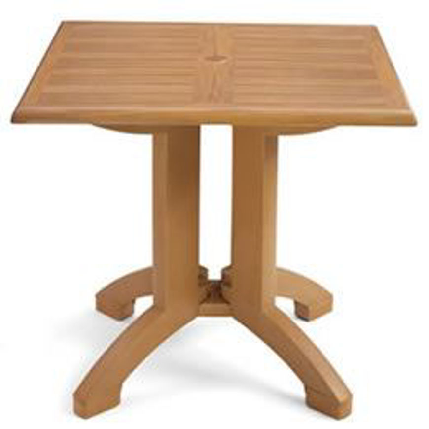 Picture of Grosfillex Winston 32” Square Pedestal Table