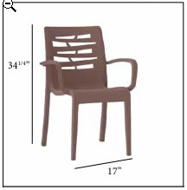 Picture of Grosfillex Essenza Stacking Armchair