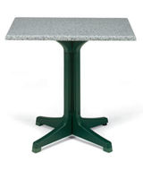 Picture of Grosfillex 24” x 32” Square Use Ped Base 1000 or Alum. Tilt Top Base 100 or Bar Height Table Base or Alum. Central Base