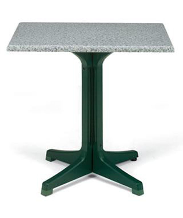 Picture of Grosfillex 24” x 32” Square Use Ped Base 1000 or Alum. Tilt Top Base 100 or Bar Height Table Base or Alum. Central Base