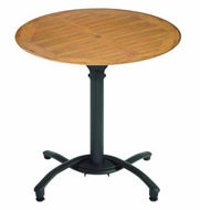 Picture of Grosfillex 30” Round Use Ped Base 1000 or Alum. Tilt Top Base 100 or Bar Height Table Base or Alum. Central Base