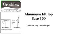 Picture of Grosfillex Aluminum Tilt Top Base Central 100