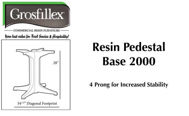 Picture of Grosfillex Resin Pedestal Base 2000