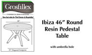 Picture of Grosfillex 46" Round Table