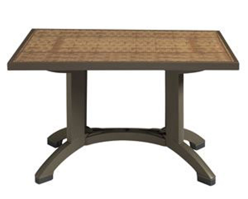Picture of Grosfillex HAVANA 48" x 32" Pedestal Table