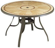Picture of Grosfillex LOUISIANA 48" Round Pedestal Table