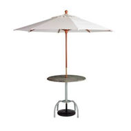 Picture of Grosfillex 9' Wooden Market Umbrella w/ 11/2" pole
