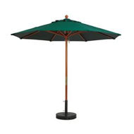 Picture of Grosfillex 6.5 Ft. Square Wooden Market Umbrella