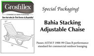 Picture of Grosfillex BAHIA Chaise Lounge