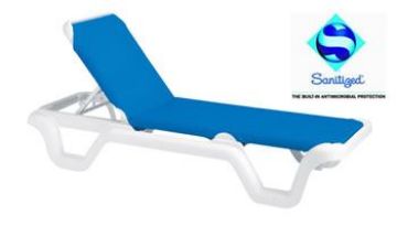 Show details for Grosfillex MARINA Sling Chaise Without Arms Shipped in Packs of 2 Picture of Grosfillex MARINA Sling Chaise Without Arms Shipped in Packs of 2