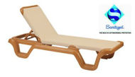 Picture of Grosfillex MARINA Sling Chaise Without Arms Shipped in Packs of 2