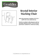 Picture of Grosfillex KRYSTAL Stacking Chair
