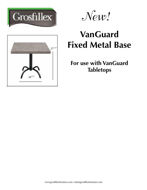 Picture of Grosfillex VanGuard Fixed Metal Base
