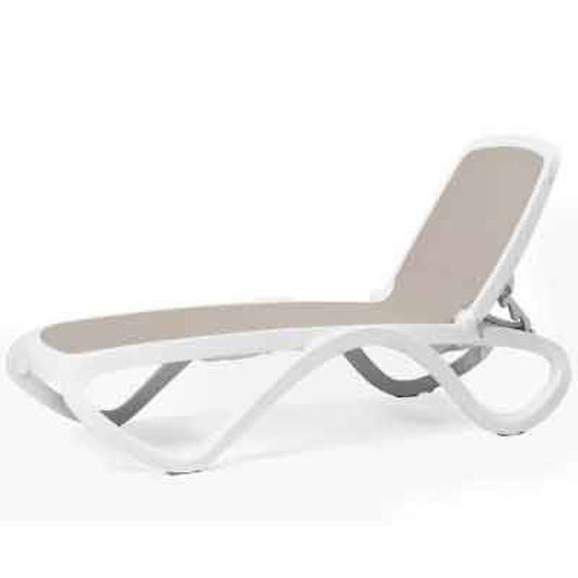 Picture of 12 Pack Nardi Omega Chaise Lounge -TORTORA / WHITE