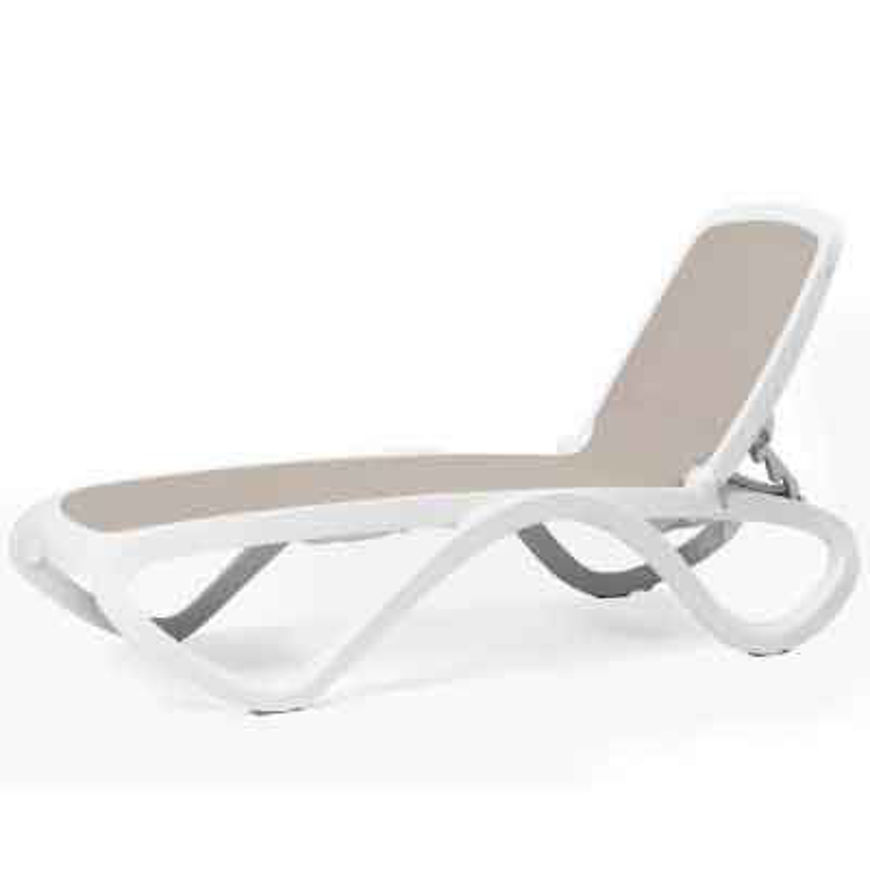 Picture of 24 Pack Nardi Omega Chaise Lounge -TORTORA / WHITE