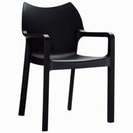 Picture of Diva Resin Outdoor Dining Arm Chair