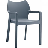 Picture of Diva Resin Outdoor Dining Arm Chair