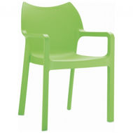 Picture of Diva Resin Outdoor Dining Arm Chair
