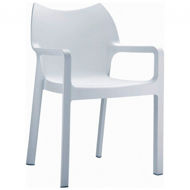 Picture of Diva Resin Outdoor Dining Arm Chair