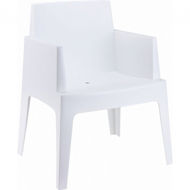 Picture of Box Resin Outdoor Dining Arm Chair