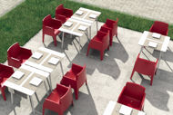 Picture of Box Resin Outdoor Dining Arm Chair