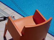 Picture of Box Resin Outdoor Dining Arm Chair
