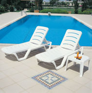 Picture of Sunlight Pool Chaise Lounge White