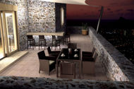 Picture of California Wickerlook Rectangle Dining Set 7 Piece