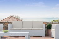 Picture of Monaco Resin Patio Sofa with Cushion