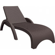 Picture of Miami Resin Wickerlook Chaise Lounge