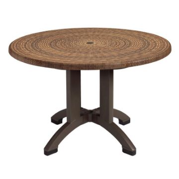 Show details for Grosfillex Atlanta 42" round Table Picture of Grosfillex Atlanta 42" round Table