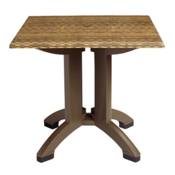 Show details for Grosfillex Atlanta 36" Square Table Picture of Grosfillex Atlanta 36" Square Table
