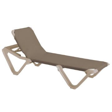 Show details for Nautical Adjustable Sling Chaise Picture of Nautical Adjustable Sling Chaise