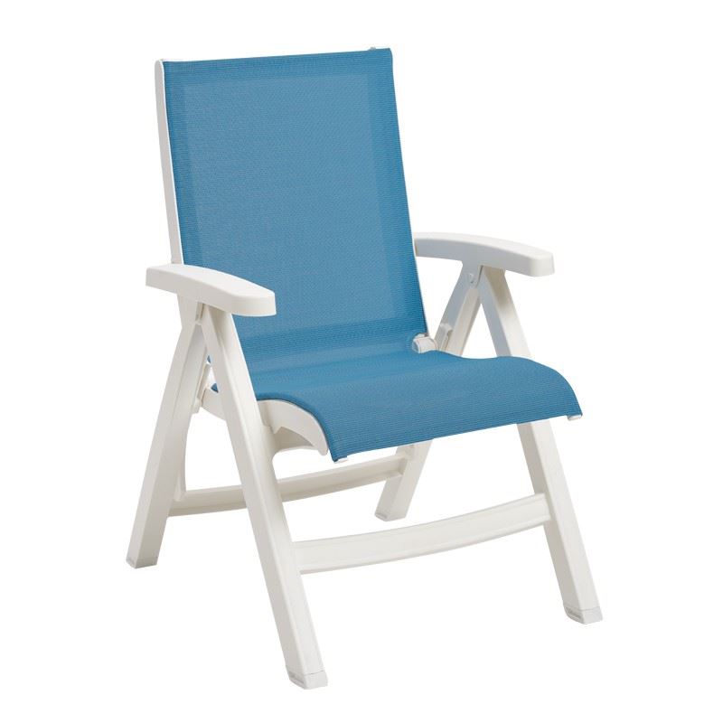 Belize Midback Folding Sling Chair Grosfillex Furniture