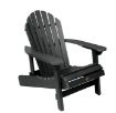 Picture of 2 Hamilton Folding &amp; Reclining Adirondack Chairs with 1 Adirondack Tete-a-Tete Connecting Table