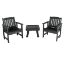 Picture of 2 Lehigh Garden Chairs with 1 Square Side Table