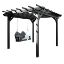 Picture of Bodhi 10’ x 12’ DIY Pergola with 4’ Classic Westport Porch Swing