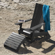Picture of Manhattan Beach Adirondack Chair with Folding Adirondack Ottoman