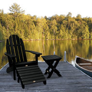Picture of Essential Adirondack Chair with Ottoman &amp; Folding Side Table