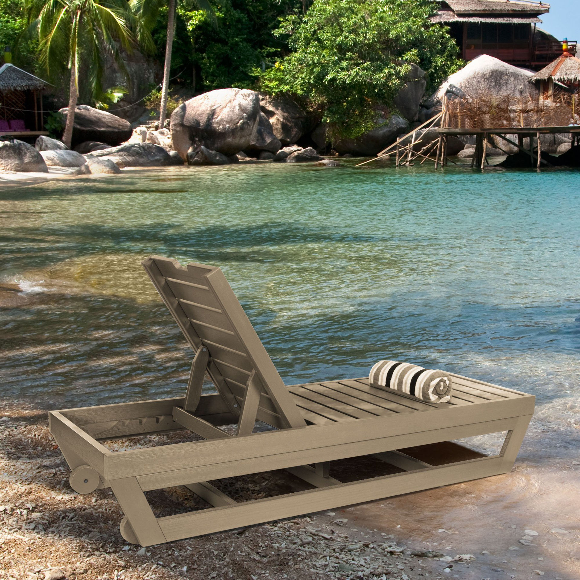 Commercial Grade "Pinehurst" Chaise Lounge | Stylish & Durable Outdoor Furniture. Outdoor Resin ...