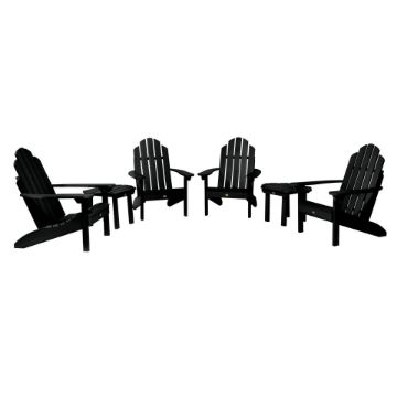 Picture of Discontinued 4 Classic Westport Adirondack Chairs with 2 Side Tables