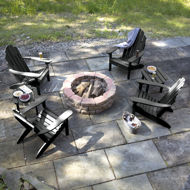 Picture of 4 Classic Westport Adirondack Chairs with 2 Side Tables