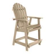 Picture of Commercial Grade Muskoka Adirondack Deck Dining Chair in Counter Height