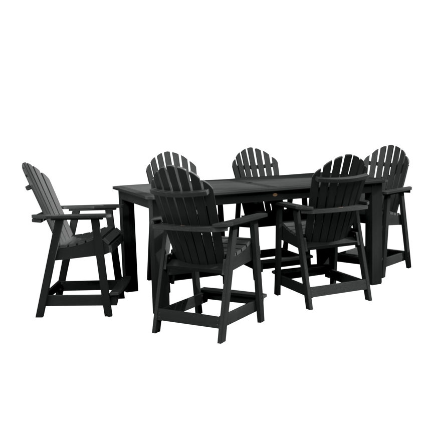 Picture of Hamilton 7pc Rectangular Outdoor Dining Set 42in x 84in - Counter Height