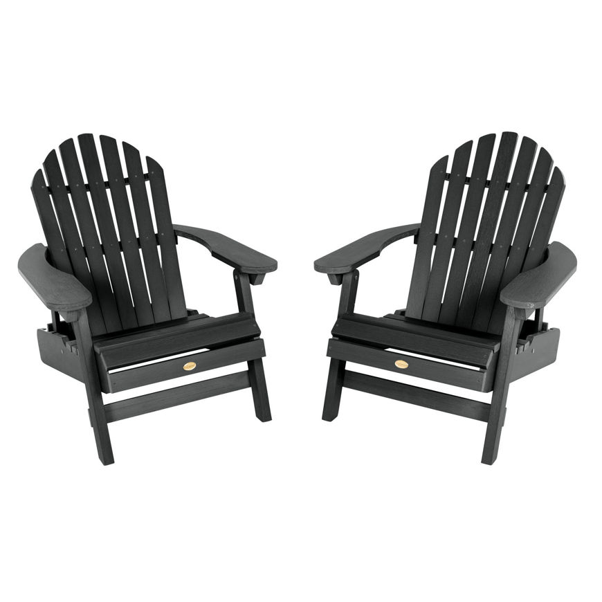 Picture of Set of Two Highwood Hamilton Folding and Reclining Adirondack Chairs